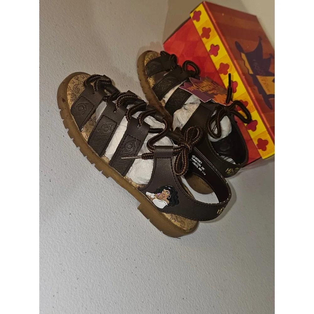 NIB Vintage Girls Disney The Hunchback Of Notre Dame Esmerelda Sandals 10 NOS
